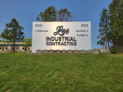 Lee Industrial Monument Sign Photo